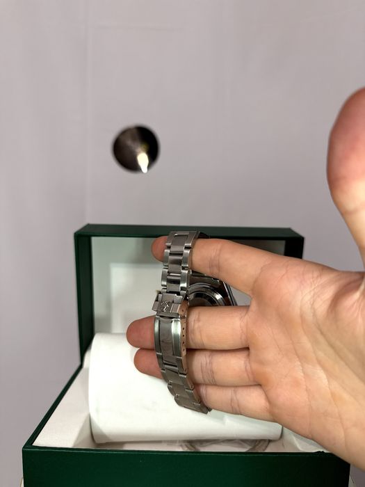 Ceas Rolex Oyster Perpetual Premium alb argintiu