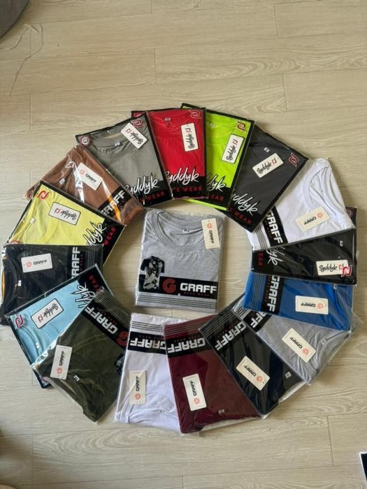 Мужские детские футболки однотонные яркие