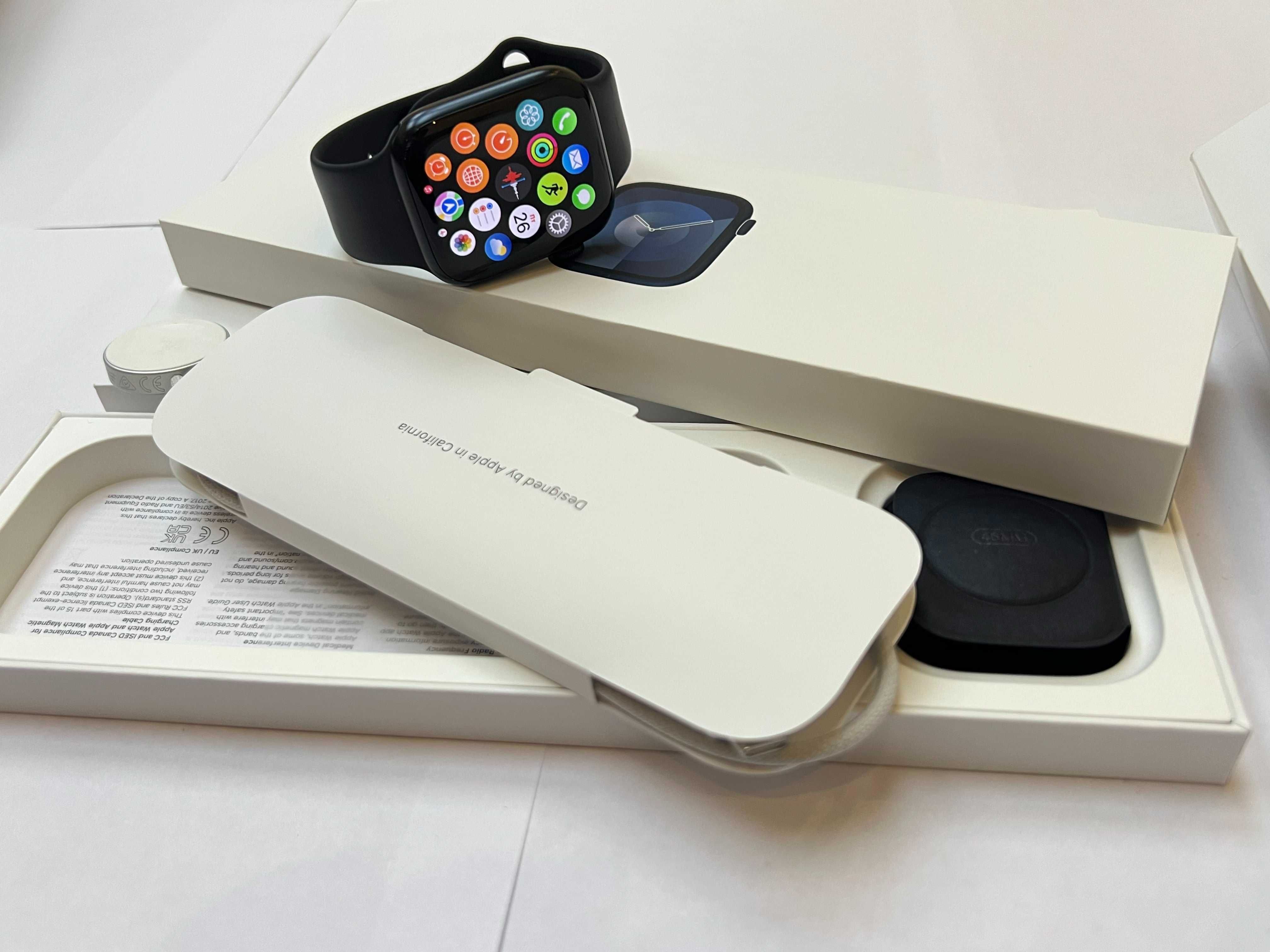 Срочно! Iwatch 9 series 45mm midnight жуда идеал 204 $   ёмкость 99%