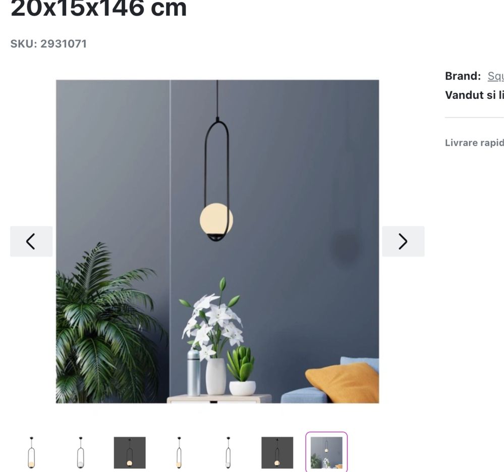 Lustra / plafoniera / pendul  Squid Lighting Arch si Ates