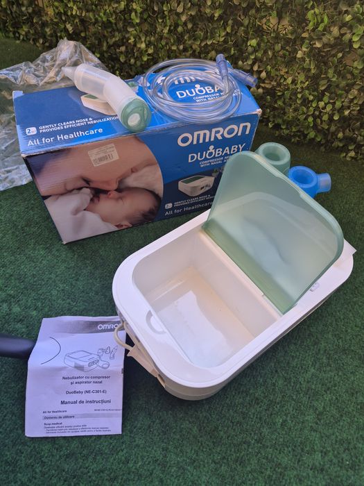 Nebulizator cu compresor si aspirator nazal Omron DuoBaby, ieftin
