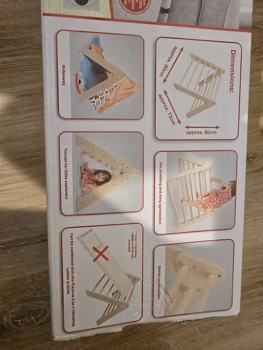 Triunghi pikler din lemn masiv Lidl