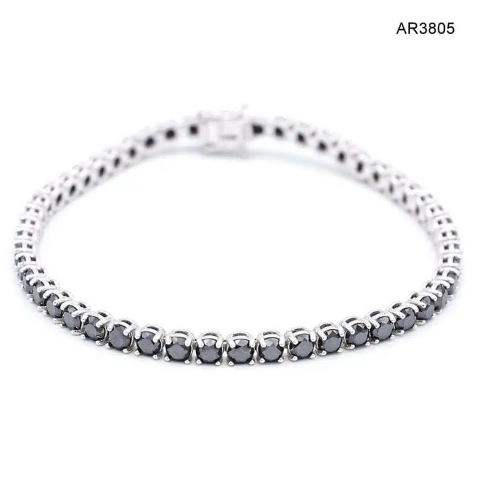 Bratara Aur 14K cu diamante negre model deosebit ARJEWELS