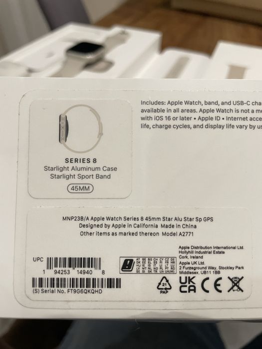 Apple watch 8 45mm GPS