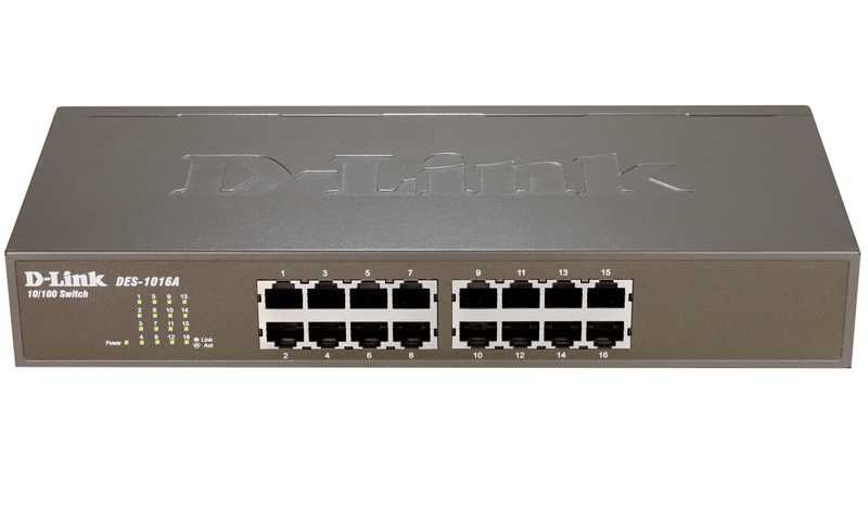 Коммутатор Switch D-Link DES-1016A 16 портов