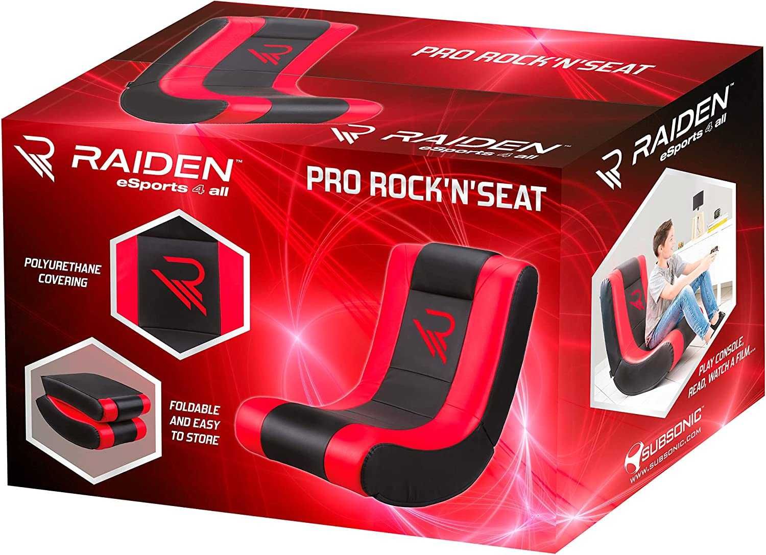 Гейминг люлеещ се стол Pro Rock’n seat, сгъваем, нов, деца и възрастни