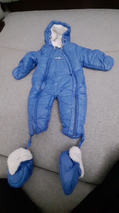 Детский зимний комбинезон MonnaRosa (6-9 мес)