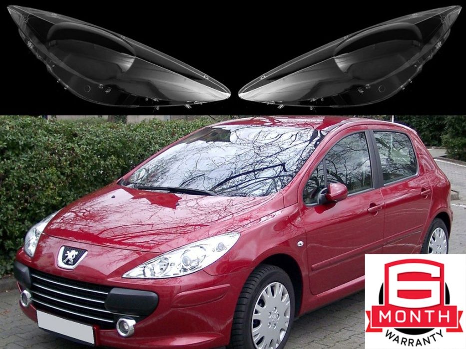 Sticla far Peugeot 307 Facelift (2005-2008) Capac Geamuri.