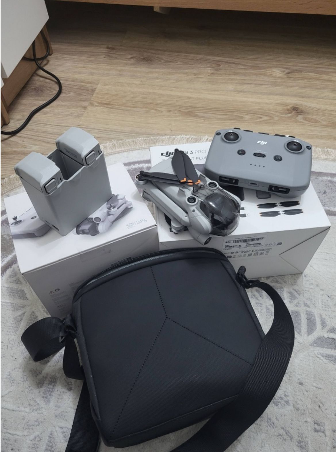 Дрон DJI Mini 3Pro+Fly more Pluse серый
