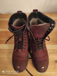 Зимние высокие ботинки мужские на шнурках«Steel Toe»-«стальной носок"