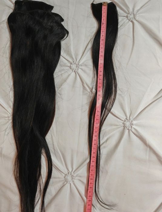 Extensii clip-on, par natural 100%