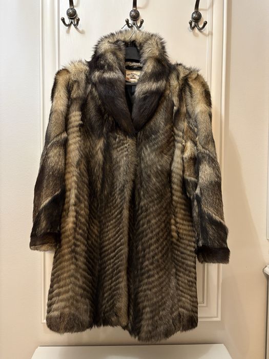 Haina de blana naturala, nutrie, XL