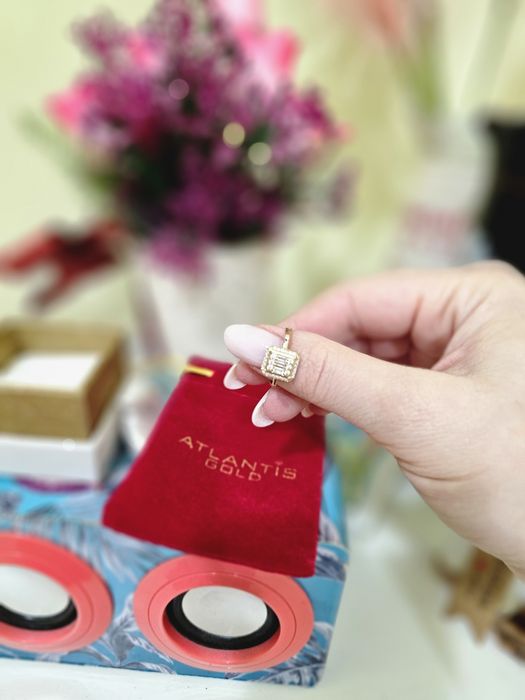 Vand inel Atlantis Gold aur