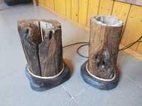 Log Lamps (Lampi din Buturugi