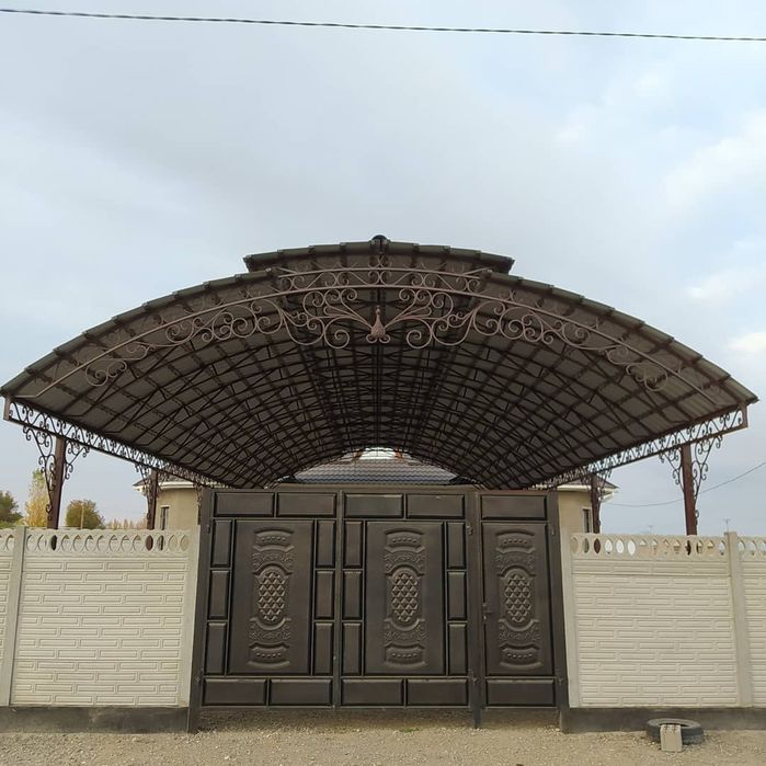 Навесы на Заказ Ворота Решетка Дарбаз любой сложности Сварочные работы