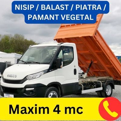 Nisip,balast,pietris de la 1 mc -18 mc(magurele,bragadiru,clinceni,