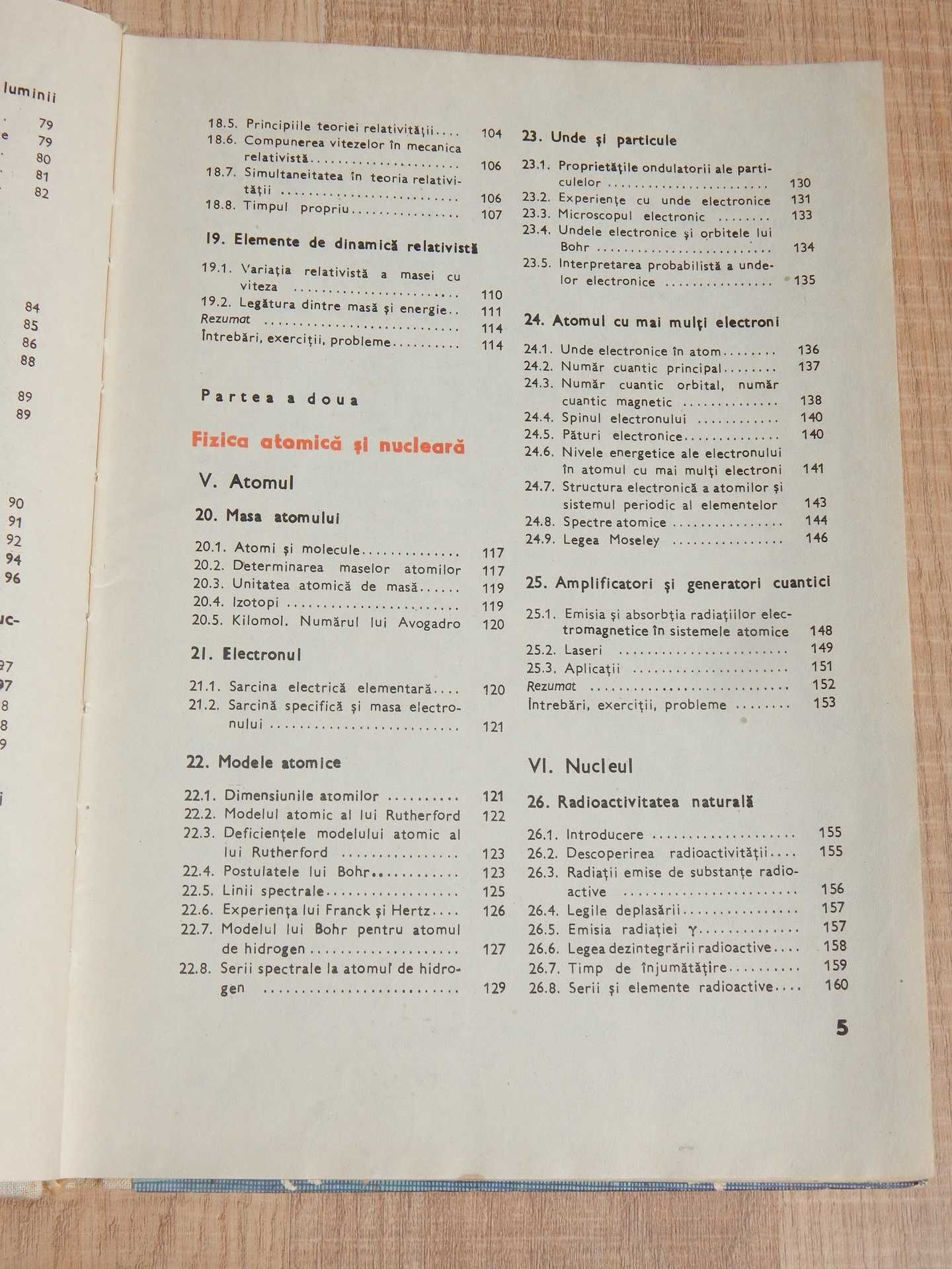 Manual fizica anul IV liceu M. Oncescu Ed Didactica Pedagogica 1976