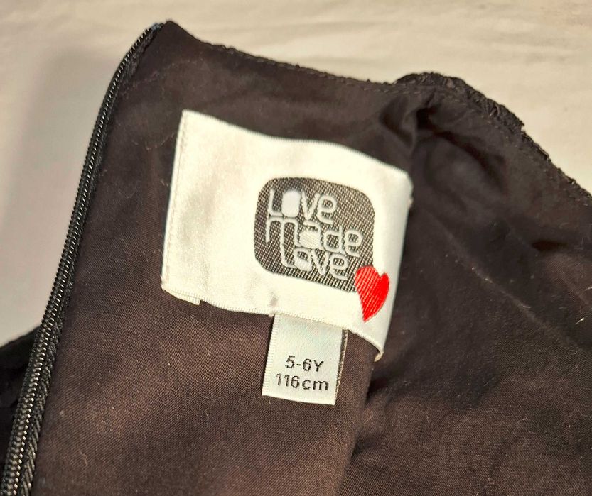 Детска официална рокля, марка Love made love, размер 116см, 5-6г