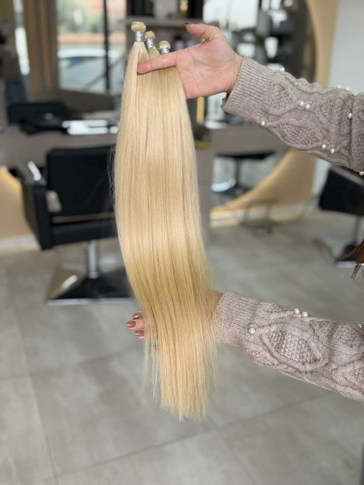ТОП КАЧЕСТВО! Екстеншъни от 100% истинска човешка коса! Най-добри цени