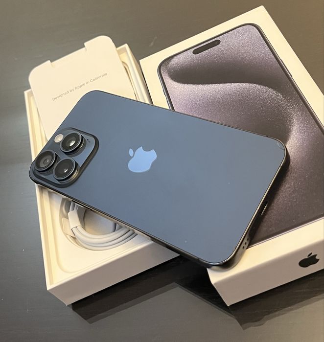 iPhone 15 PRO MAX 512GB 5G FULL BOX ! Titanium Blue Black Negru 256 14