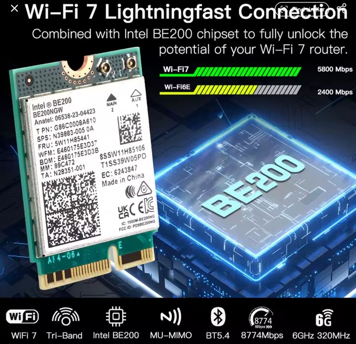 Wifi7 wireless card