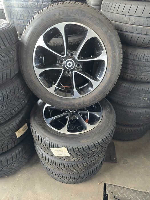 Jante Smart Forfour Fortwo Anvelope iarna noi  Dunlop 185 60 R15