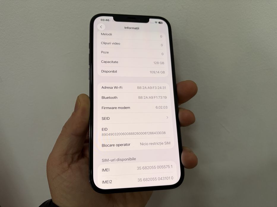 Iphone 12 Pro Max, 128 gb, Blue