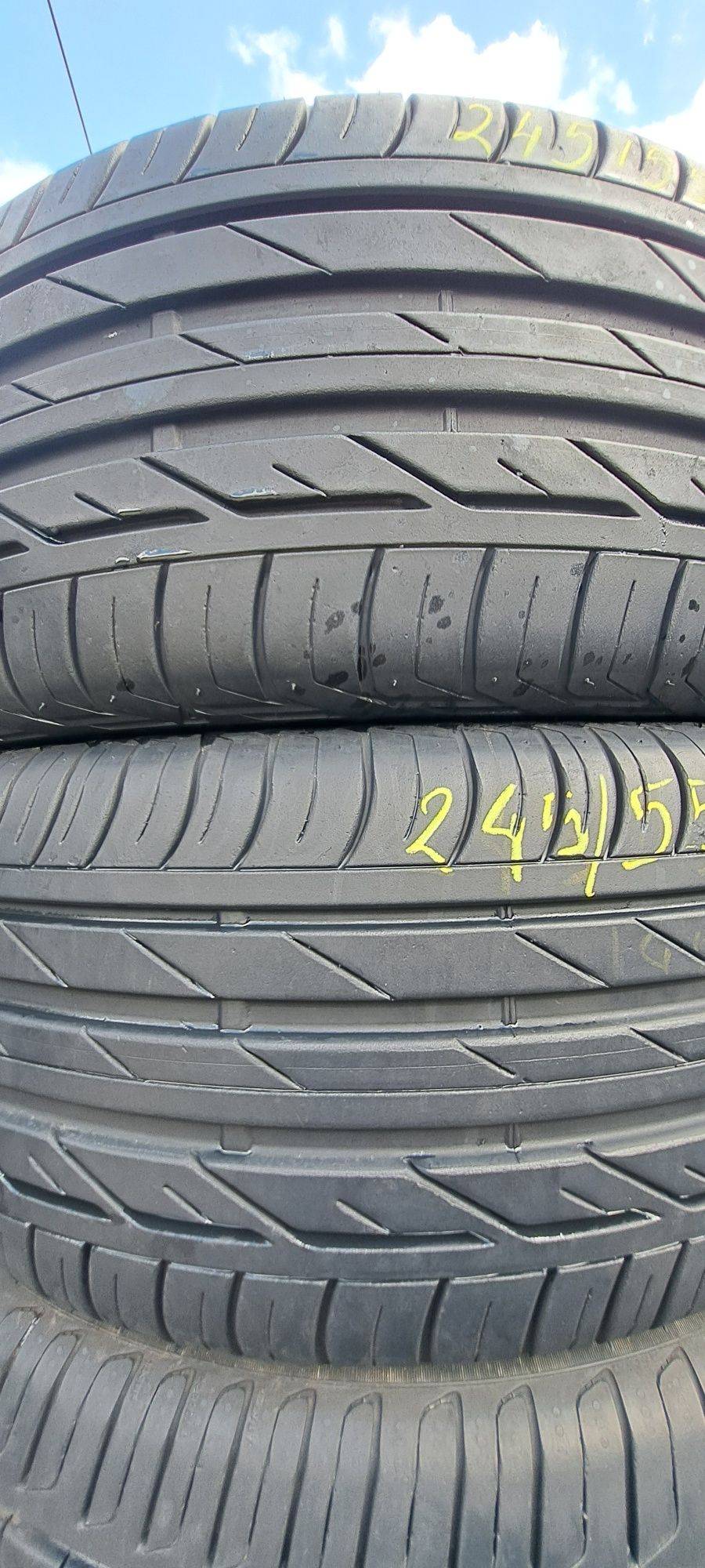 2 anvelope vara 245/55r17 Bridgestone Montaj Gratuit