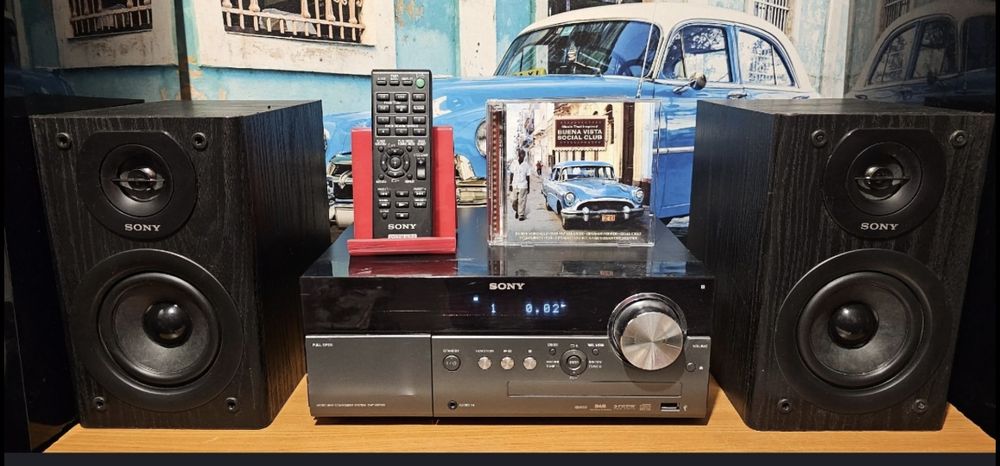 Amplificator statie receiver sistem Sony MX 550i USB CD radio boxe