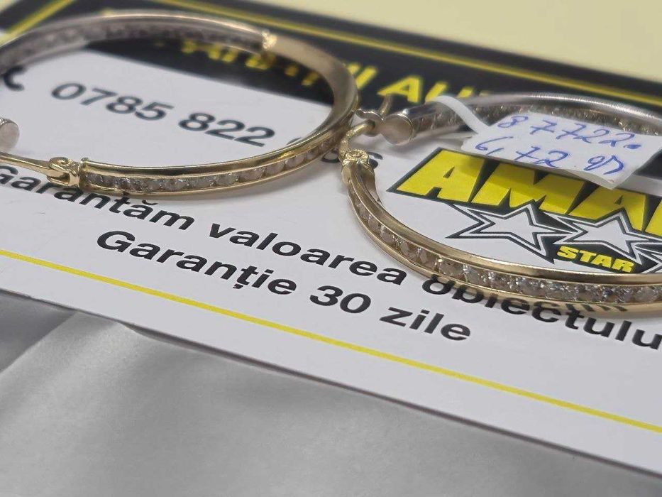 cercei din aur 6.72gr(m1) staramanet