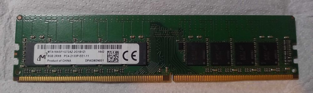 memorie RAM PC desktop server 1x 8GB DDR4 ECC 2133 Micron