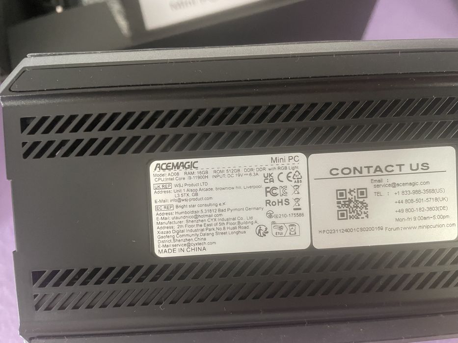 Mini PC - i9 - Ryzen 7