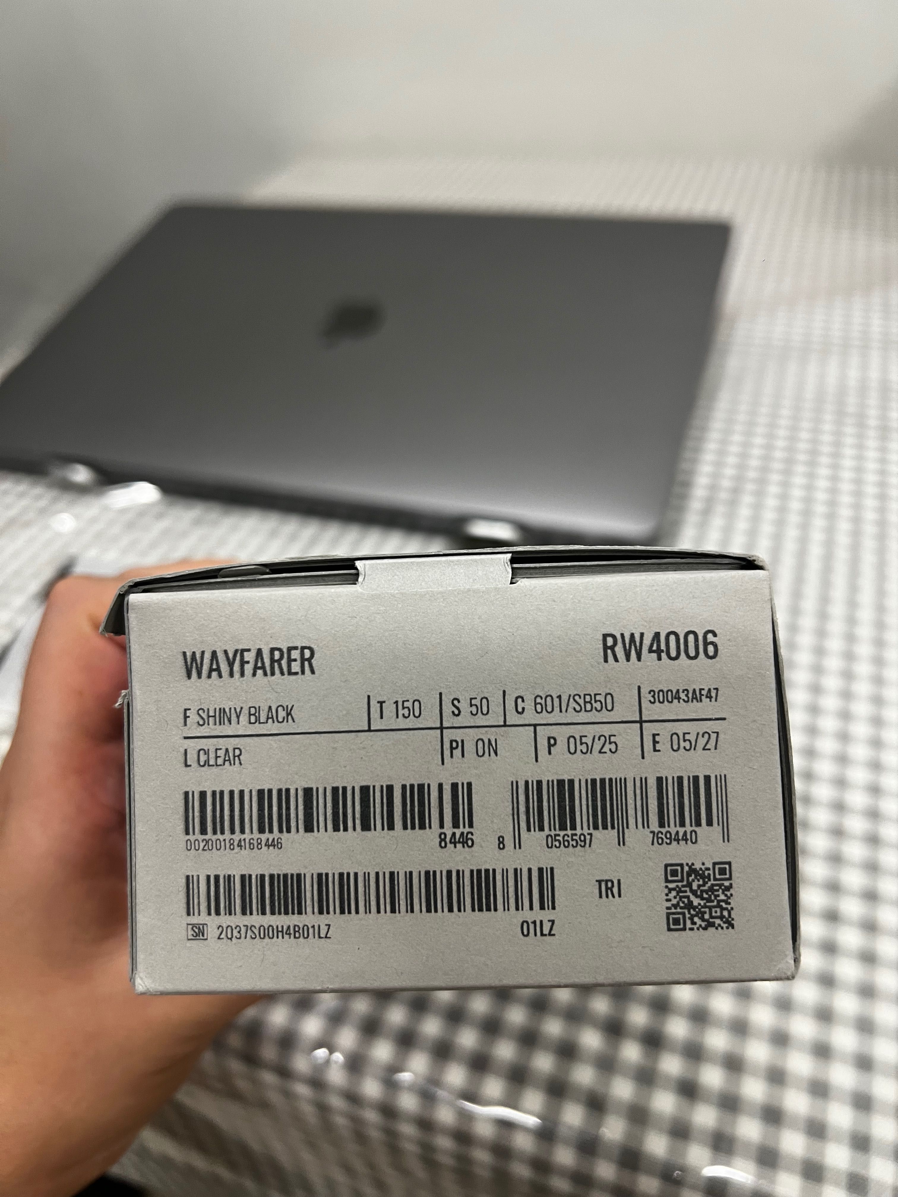 Rayban Meta WayFarer Clear