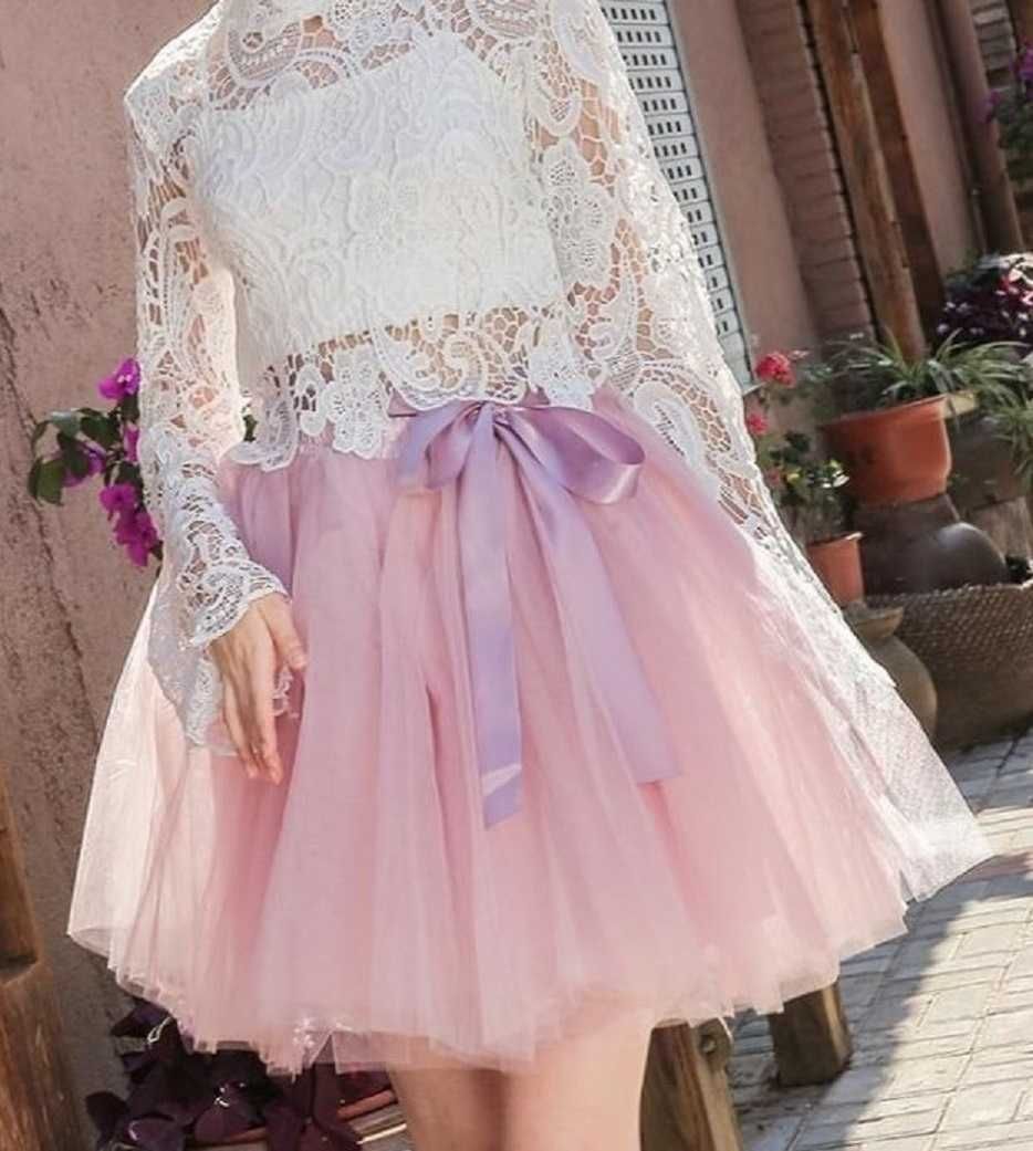 Fuste tulle tull Set mama si fiica Domnisoare de onoare