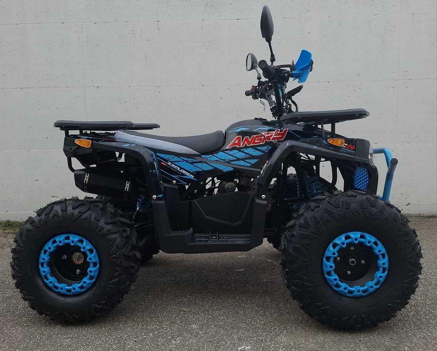 Atv NCX Angry 8" 125cc 4T benzina negru/albastru
