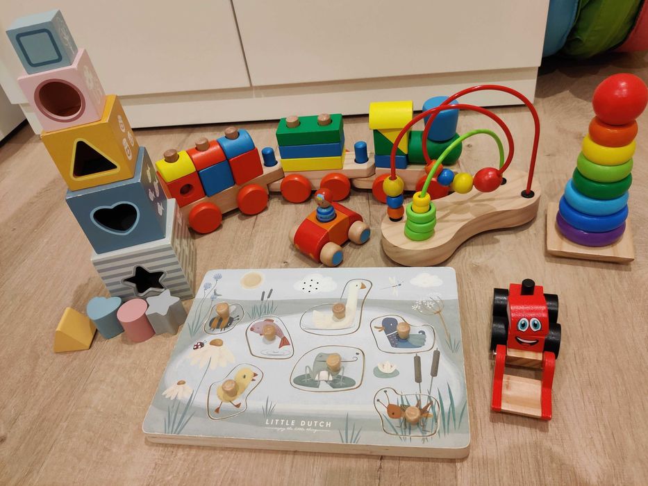Дървени играчки за деца 6+м