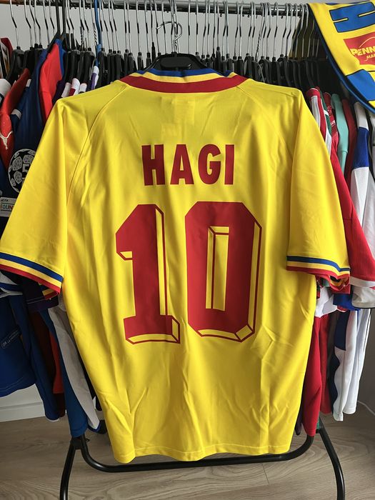 Tricou de fotbal World Cup 1994 Gica Hagi 10 Romania marime M
