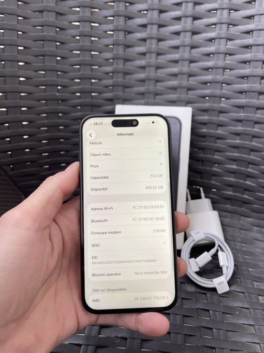 • Iphone 15 Pro •  512gb •