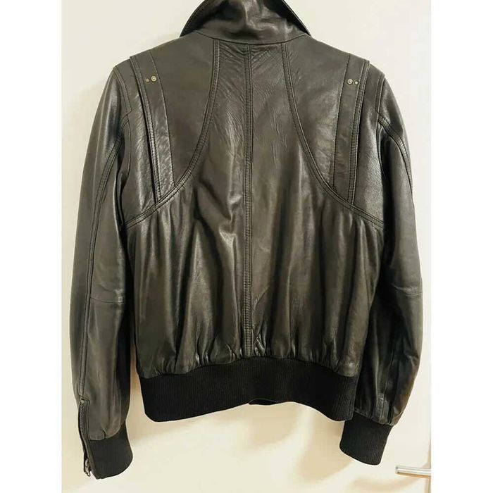 DIESEL, geaca bomber din piele, marime S