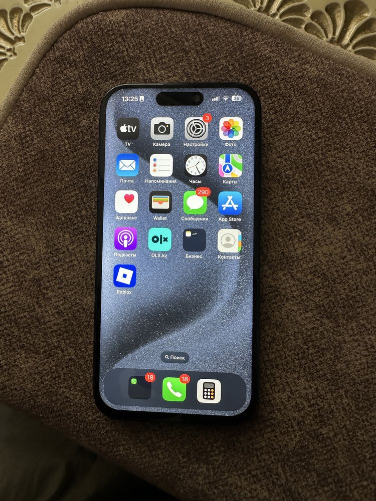 iphone 15 pro темно синий