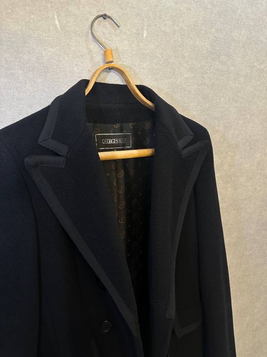 Чёрное полупальто GEORGES RECH
