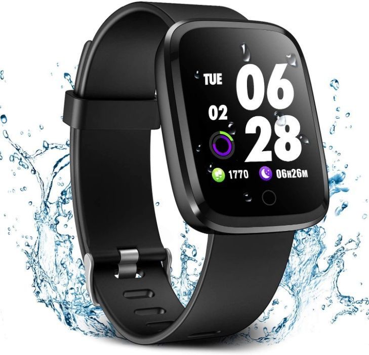 Ceas smartwatch inteligent Verpro impermeabil Bluetooth cardio oxigen