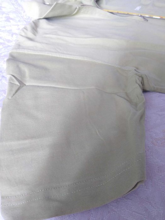 Tricou chic pe verde bărbați