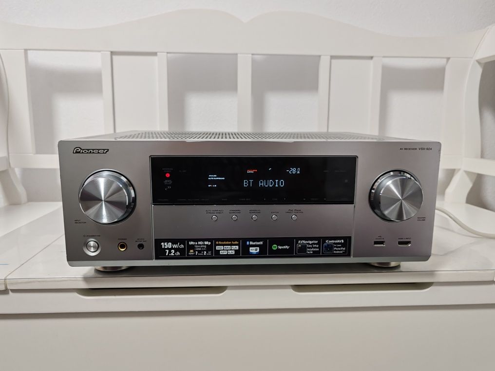 Amplificator receiver Pioneer vsx 924, Bluetooth, Wi-Fi, Spotify