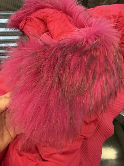 Зимно яке с естествен косъм