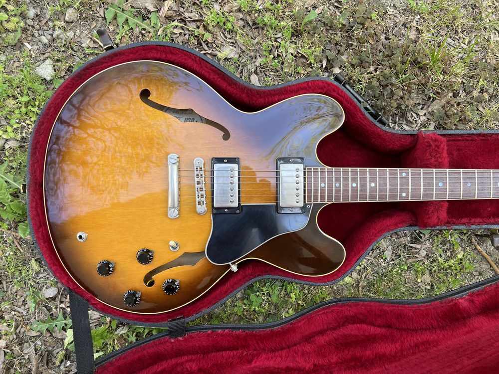 Chitara electrica Gibson ES-335 Sunburst 1987 Shawbuckers