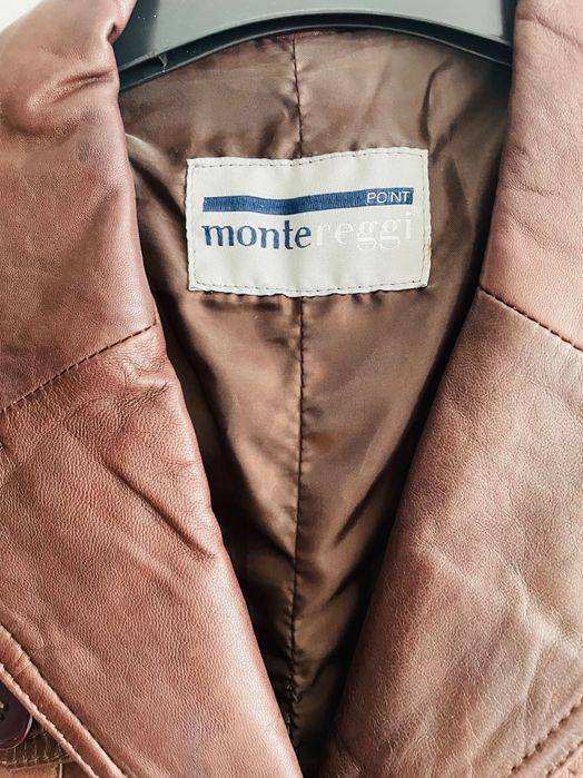 Geaca sacou piele reala Monte Reggi