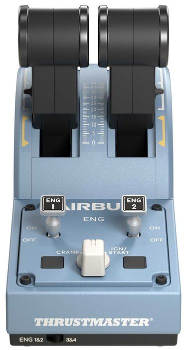 Комплект Thrustmaster - TCA Officer Airbus Edition, PC, син