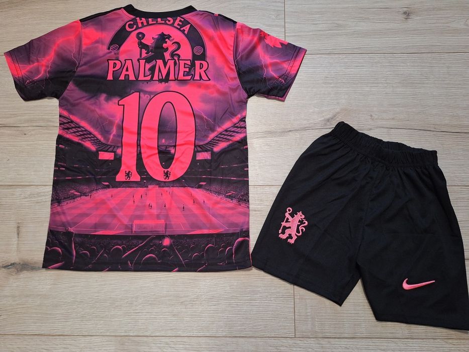 Детски флуоресцентен футболен екип на ЧЕЛСИ#Коул Палмър#10!