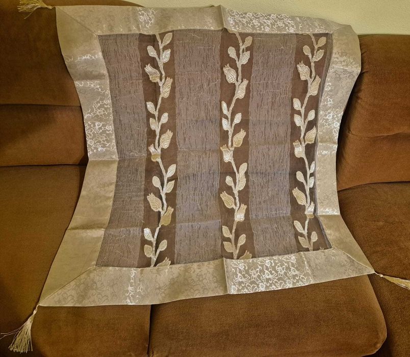 Napron grecesc, elegant, din organza, nou
